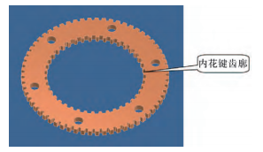 同步器結(jié)合齒圈內(nèi)花鍵磨棱工藝研究