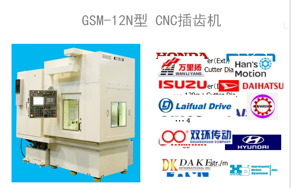 日本唐津CSM-12N型 CNC插齒機(jī)